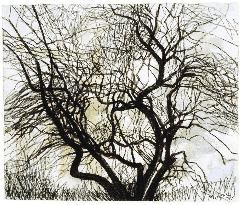 Henry Moore and apple trees | Henry Moore Foundation